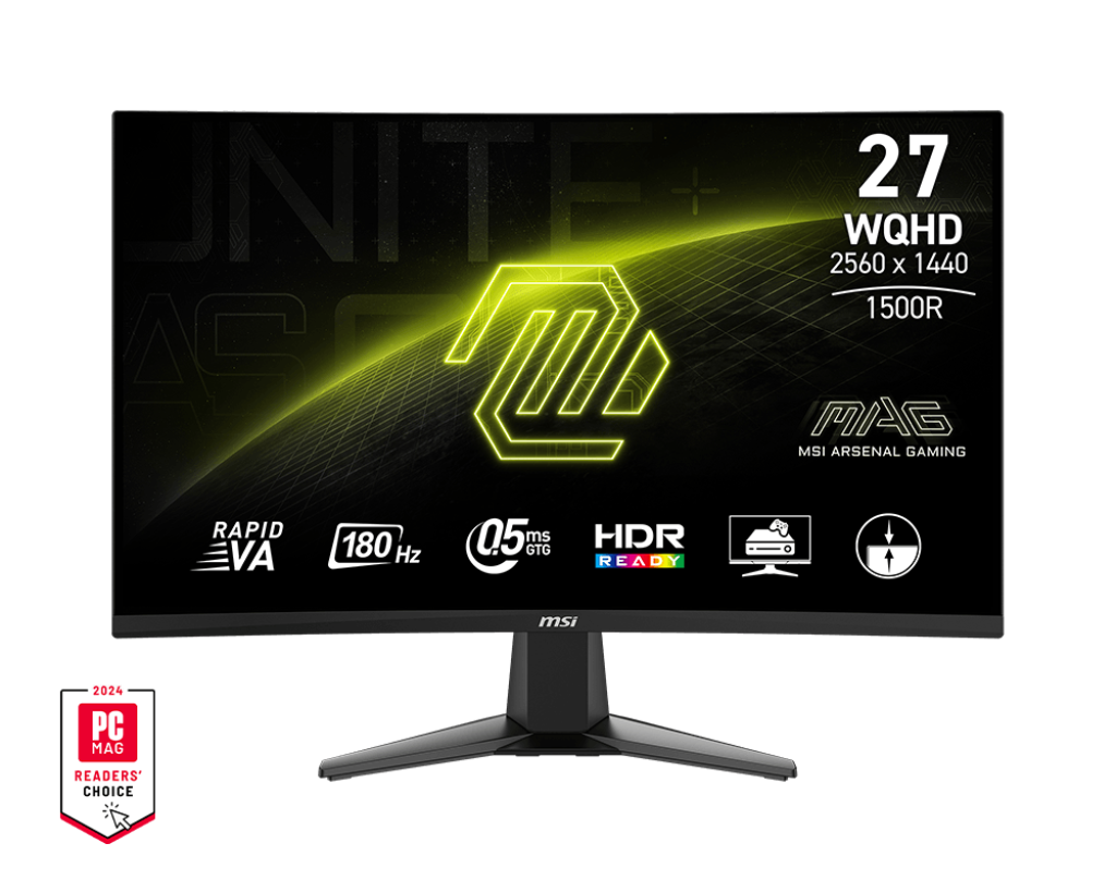 MSI MAG 27CQ6F 27'' 180hz 2k Gaming Monitor – IronClad PC